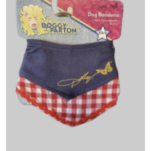 electric floppy fish cat toy, paw print towel, and a cute bandana - Picture 3 of 3